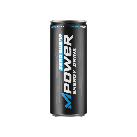 MPOWER energy drink ZERO can 250 ml